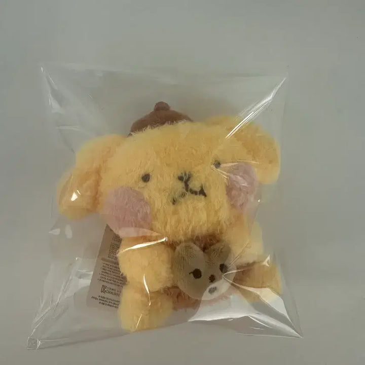 [BUNJANG] Sanrio Pompompurin Plush Keyring / 포송한 산리오 폼폼푸린 인형 키링