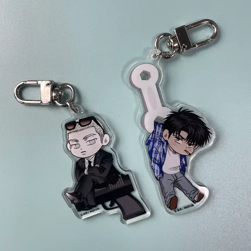 [BUNJANG] Short Line MOPENG Acrylic Keyring Set / 셔트라인 모펀 아크릴 키링 일괄