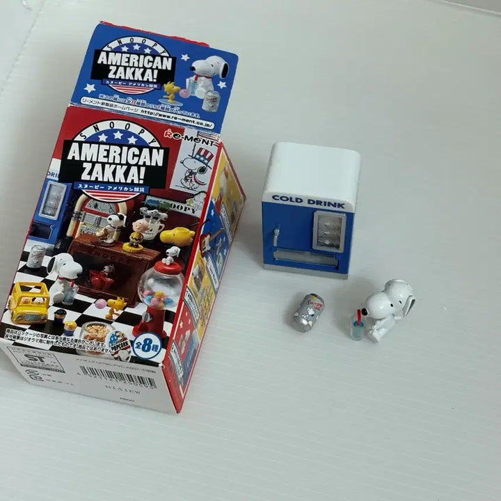 [BUNJANG] Snoopy American Goods Figure Set / 스누피 아메리칸 잡화 피규어 리멘트