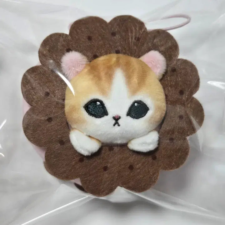 [BUNJANG] Mofu Sand Butter Sand Mascot Keychain Plush / [새상품]모프샌드 모후샌드 디저트 스위츠냥 버터샌드 마스코트 키링 인형