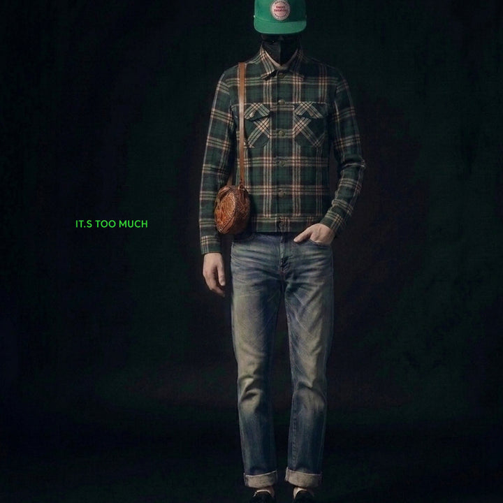[BUNJANG] Vintage Leather Mini Crossbody Bag / 199 미니크로스백 미니백 남자미니가방 남성레더백 작은백 빈티지가죽가방