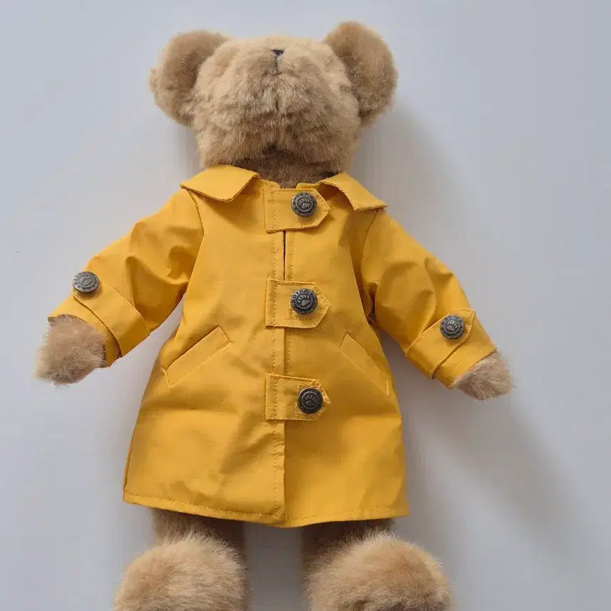[BUNJANG] Boyds Bears Yellow Raincoat Bear (Custom Frog Raincoat Included) / 보이즈베어 우비곰