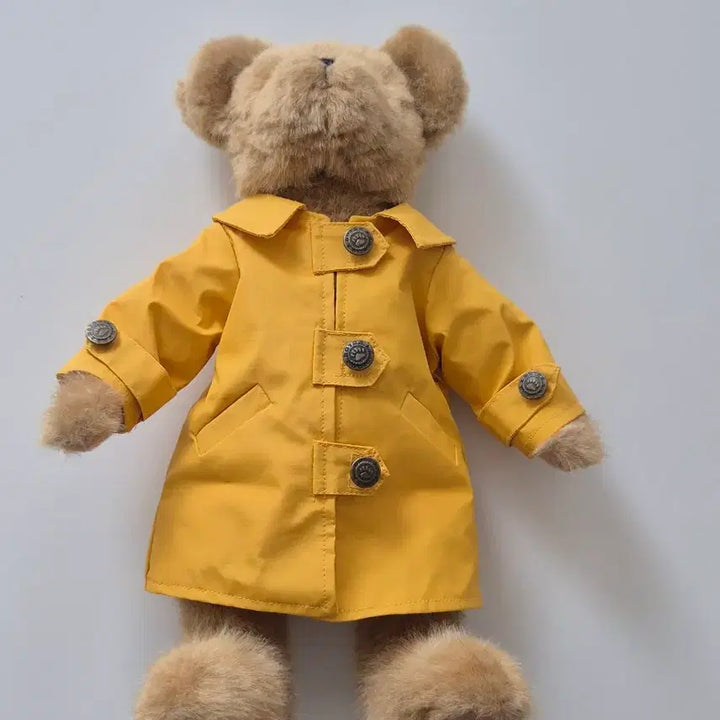 [BUNJANG] Boyds Bears Yellow Raincoat Bear (Custom Frog Raincoat Included) / 보이즈베어 우비곰