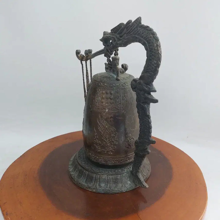 [BUNJANG] Antique Bronze Mini Temple Bell / 오래된  미니 용범종 - 수집용. 소품용. 민속품