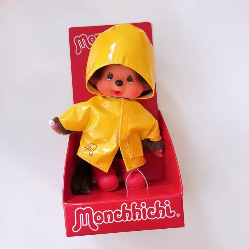 [BUNJANG] Monchhichi European Raincoat Doll / 유럽 우비몬치치인형