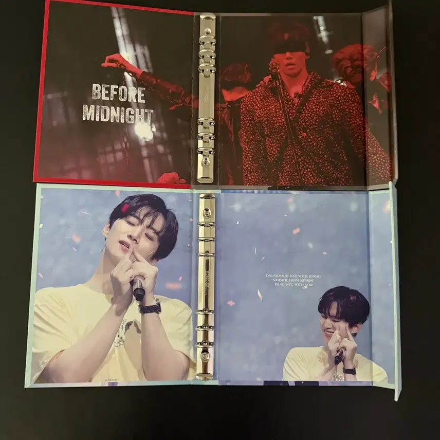[BUNJANG] 2PM Junho A5 Binder Set (2ea) + 20 Sleeves / [2개일괄] 준호 A5 바인더 비미나 이준호 2개 + 속지20매 비공굿