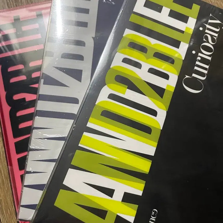 [BUNJANG] Double Debut Album Curiosity (Sealed) Set / 앤더블 미개봉앨범1set(마지막세일)총3장