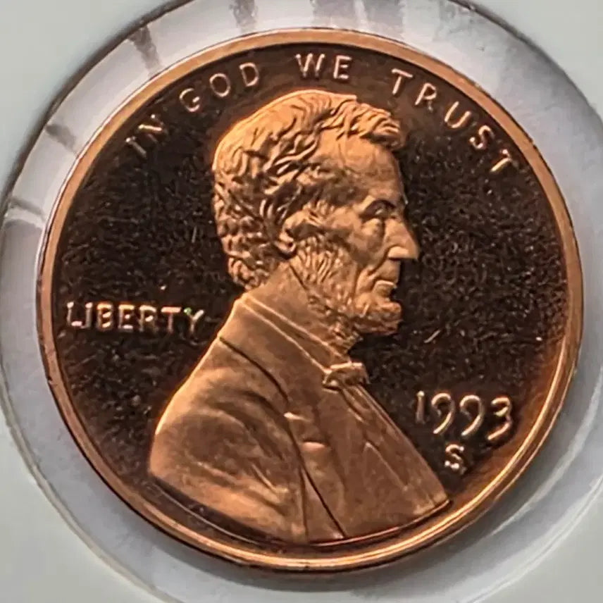 [BUNJANG] 1993-S Lincoln Cent Penny (Uncirculated) / 링컨 1센트 1993_S 년도 푸르프 미사용 페니