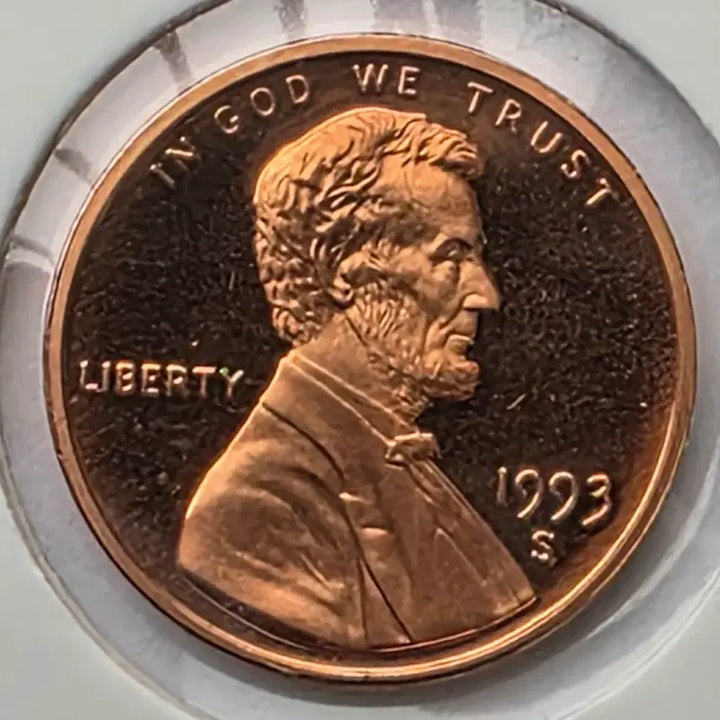 [BUNJANG] 1993-S Lincoln Cent Penny (Uncirculated) / 링컨 1센트 1993_S 년도 푸르프 미사용 페니
