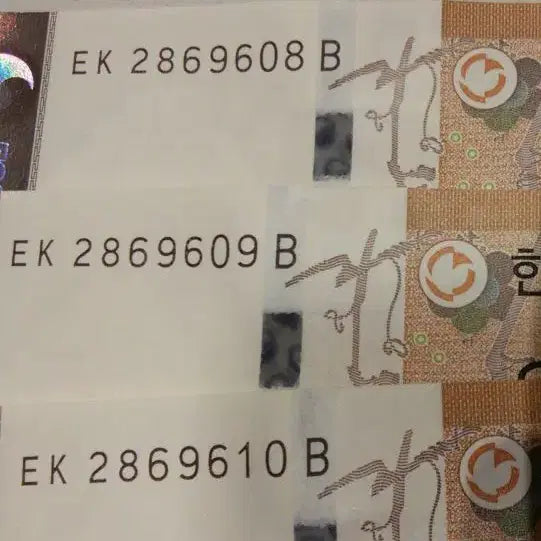 [BUNJANG] Collectible Serial Number Bills with Rotatable Numbers / 연번호 2+로테이터블 5만원권,블루아카이브 홀로라이브 명조 엔드필드 니케