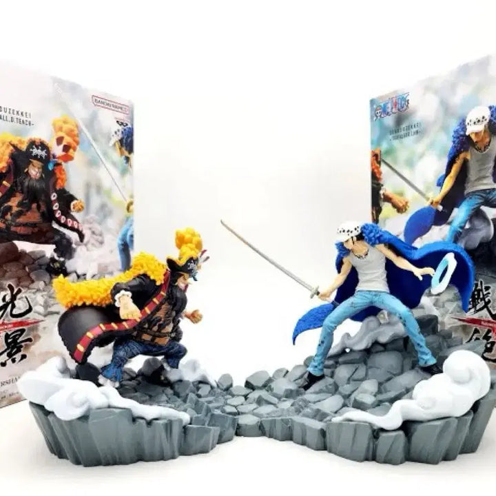 [BUNJANG] Banpresto One Piece Edward Teach &amp; Trafalgar Law Figure Set / 원피스 전광절경 로우, 검은수염 2종세트 반프레스토 피규어
