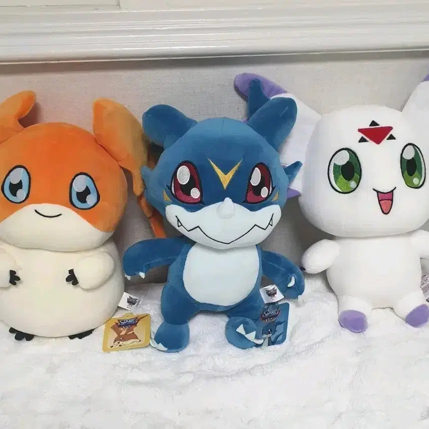 [BUNJANG] Digimon Palmon, V-mon, Tokomon Plush Dolls / 개당)디지몬 파닥몬 브이몬 동글몬 인형