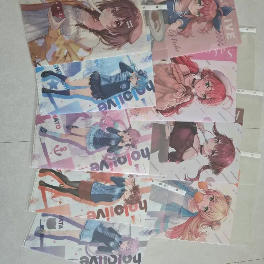 [BUNJANG] Hololive Clear File Bundle Set / 홀로라이브 클리어파일 일괄