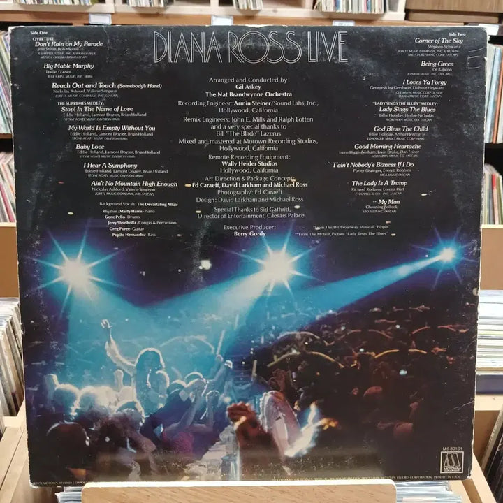 [BUNJANG] Diana Ross Live at Caesars Palace LP / 소장가치 다이애나 로스 라이브 LP 음반 할인