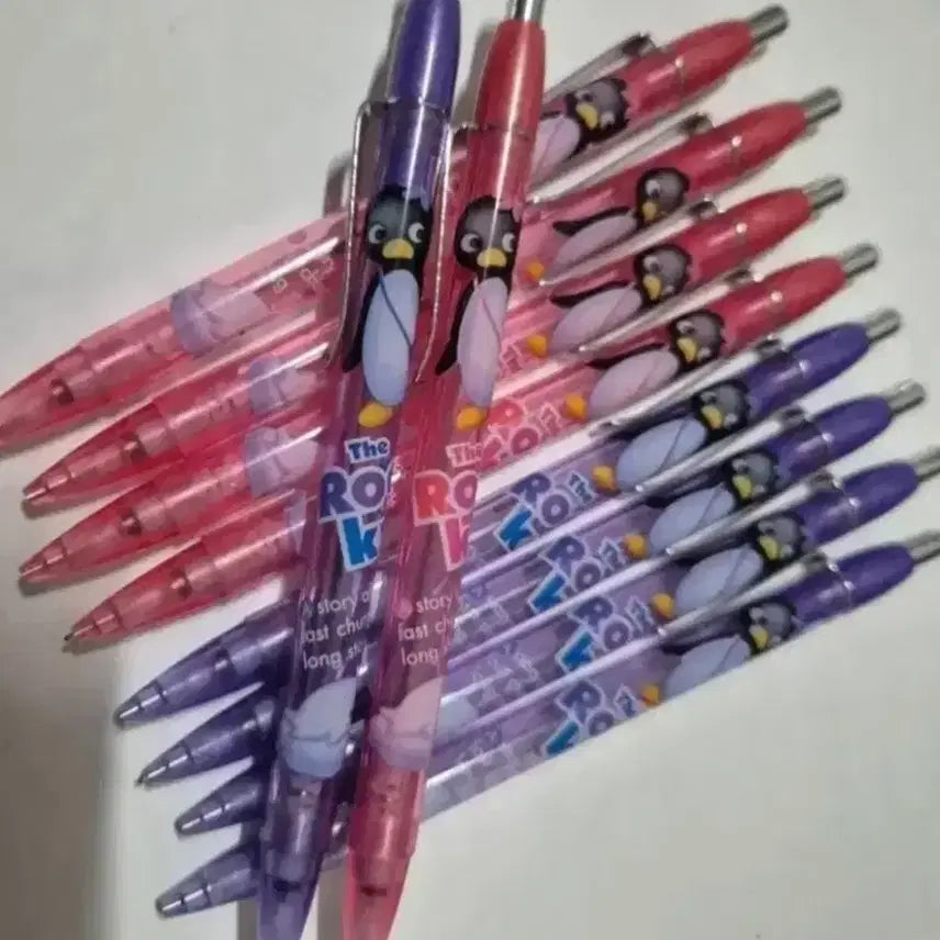[BUNJANG] Vintage Penguin Transparent Mechanical Pencil / 고전문구 펭귄샤프