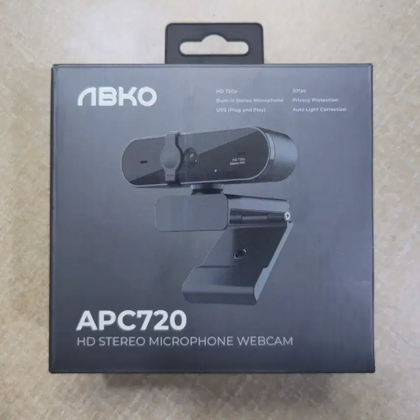 [BUNJANG] Apc Apekco APC720 HD Stereo Microphone Webcam / 앱코 APC720 HD 스테레오 마이크 웹캠