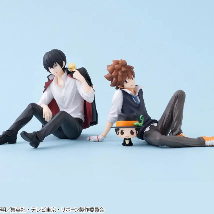 [BUNJANG] Megahouse Katekyo Hitman Reborn! Hibari Kyoya &amp; Sawada Tsunayoshi Tenohira Set (Sealed) / 카톤 미개봉) 가히리 메가하우스 히바리 츠나 테노히라 세트