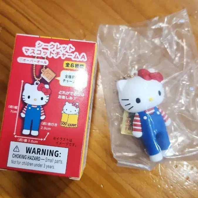 [BUNJANG] Hello Kitty Overalls Mascot Secret Edition / 헬로키티 오버올 마스코트 시크릿