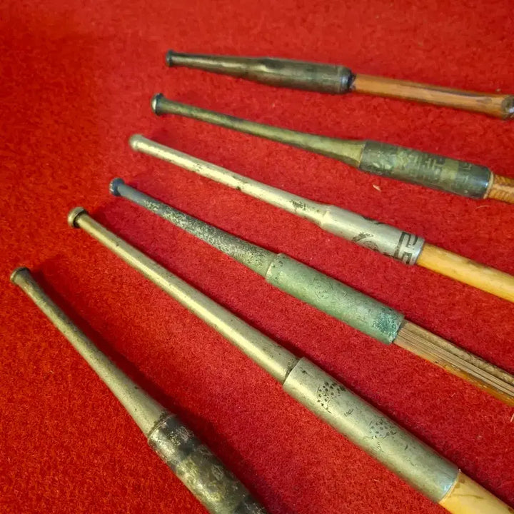 [BUNJANG] Set of 6 Bamboo Stem Pipes / 실사용하던 죽절 곰방대 6점
