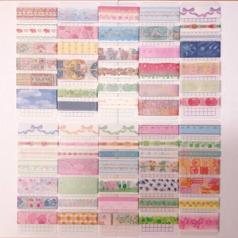 [BUNJANG] Artist-Designed Pattern Masking Tape Set / 다꾸 마스킹테이프 마테 띵 (4)