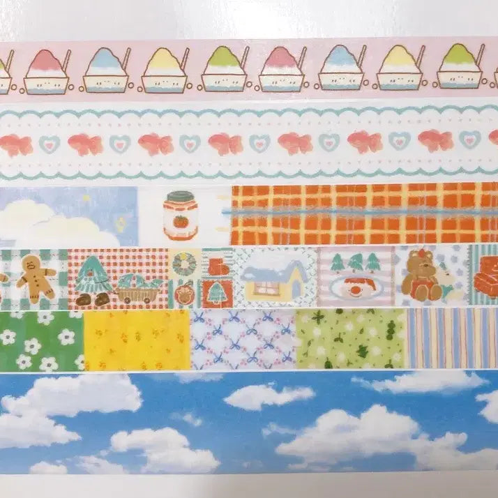 [BUNJANG] Artist-Designed Pattern Masking Tape Set / 다꾸 마스킹테이프 마테 띵 (4)
