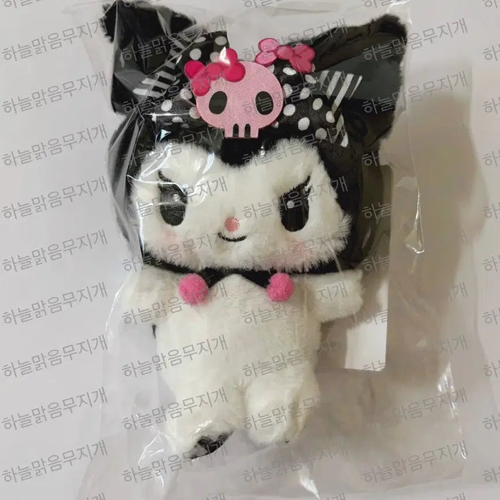 [BUNJANG] Sanrio Kuromi Pink Black Party Edition Plush Doll / 산리오 핑크 블랙 파티 에디션 쿠로미 봉제인형 미사용
