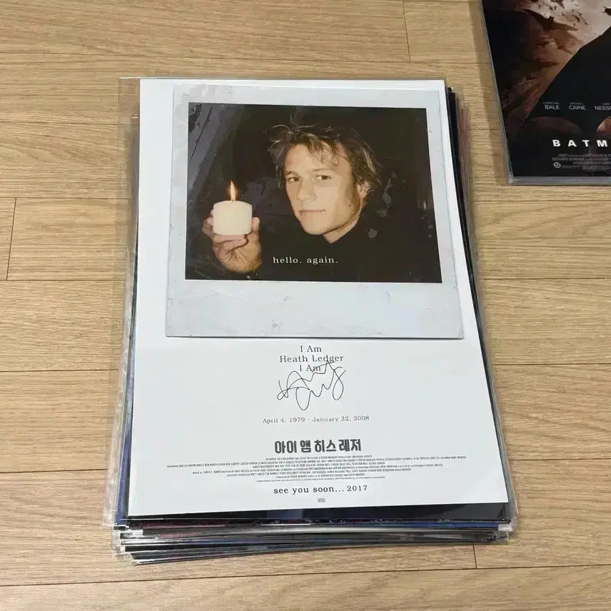 [BUNJANG] I Am Heath Ledger Postcard Set &amp; Poster / 아이앰히스레저 엽서세트 아이엠히스레저 포스터 영화 다크나이트 조커