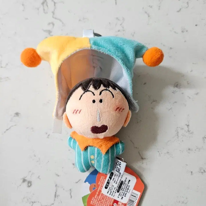 [BUNJANG] Pierrot Crayon Shin-chan Mini Plush Keychain Set / 삐에로 짱구 맹구 미니 인형 키링 세트가