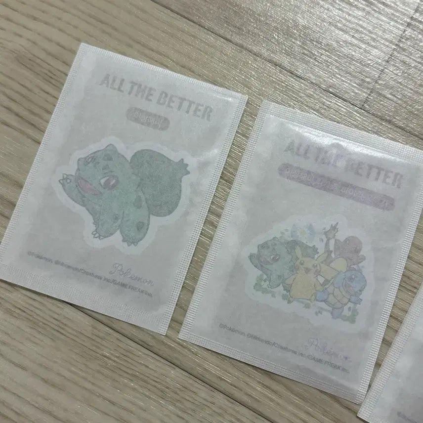 [BUNJANG] Olive Young Order Better Pokemon Sticker Bundle Set / 올리브영 올더베러 포켓몬 스티커 일괄