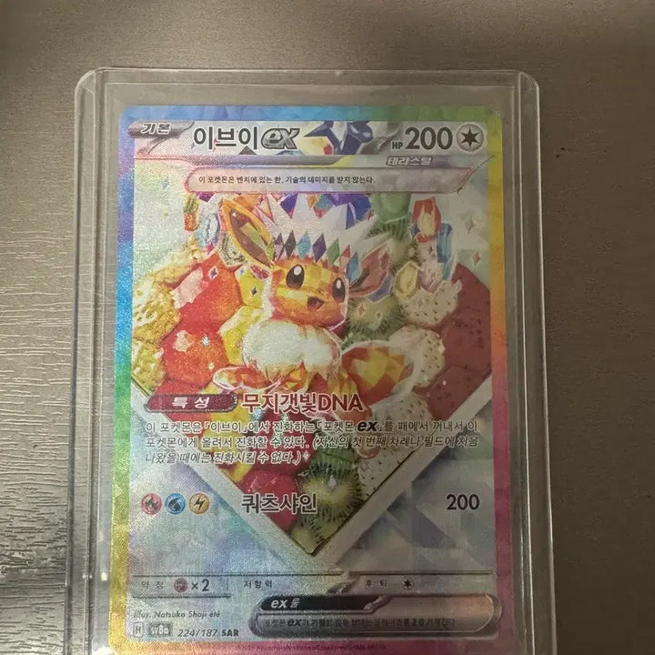[BUNJANG] Pokemon Eevee EX SAR Mint Condition / 포켓몬 이브이 ex SAR S급