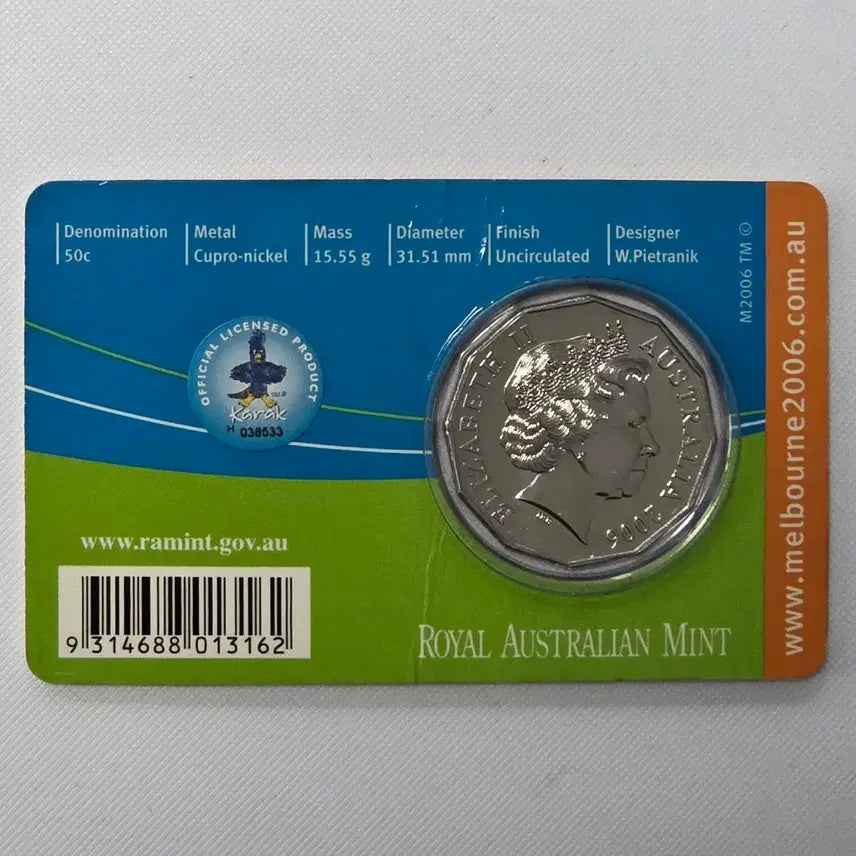 [BUNJANG] 2006 Royal Australian Mint Commonwealth Coin / [한정판]2006년 호주 왕립 조폐국 발행 코먼웰스 기념zk-3798