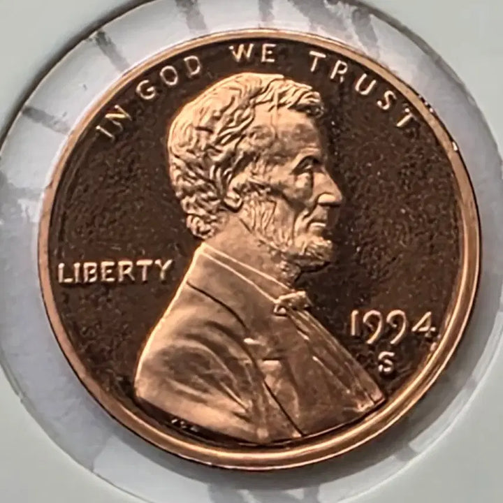 [BUNJANG] 1994-S Lincoln Cent Proof Uncirculated Penny / 링컨 1센트 1994_S 년도 푸르프 미사용 페니