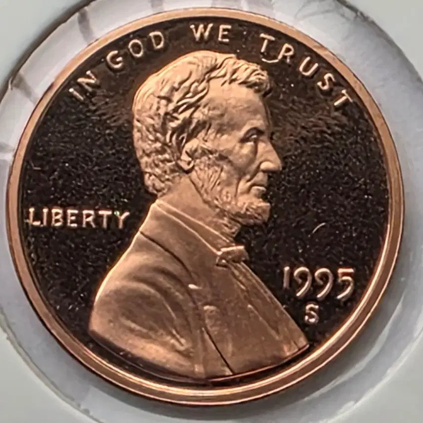 [BUNJANG] 1995-S Lincoln Cent Penny (Unused Proof) / 링컨 1센트 1995_S 년도 푸르프 미사용 페니