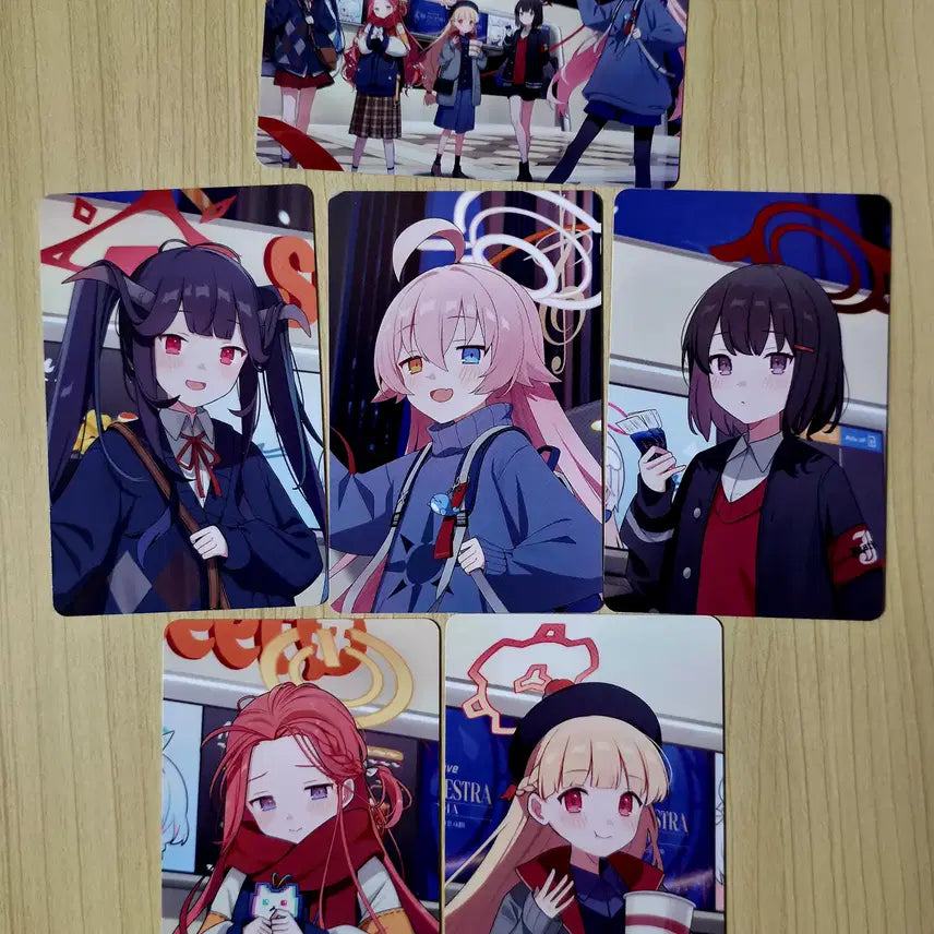 [BUNJANG] Blue Archive Mini Festival Special Edition Photocard Set (6 Types) / 블루아카이브 미니페스티벌 특전 포토카드 6종