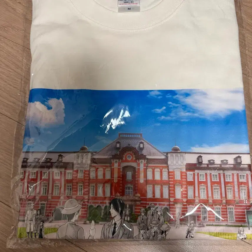 [BUNJANG] Attack on Titan Tokyo Station T-Shirt (M) / 진격의 거인 도쿄역 티셔츠M