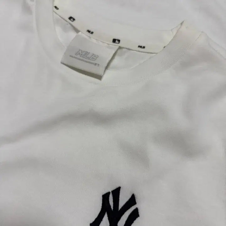 [BUNJANG] MLB New York Yankees Short Sleeve T-shirt Dress White / MLB 뉴욕 양키스 반팔 원피스티 화이트