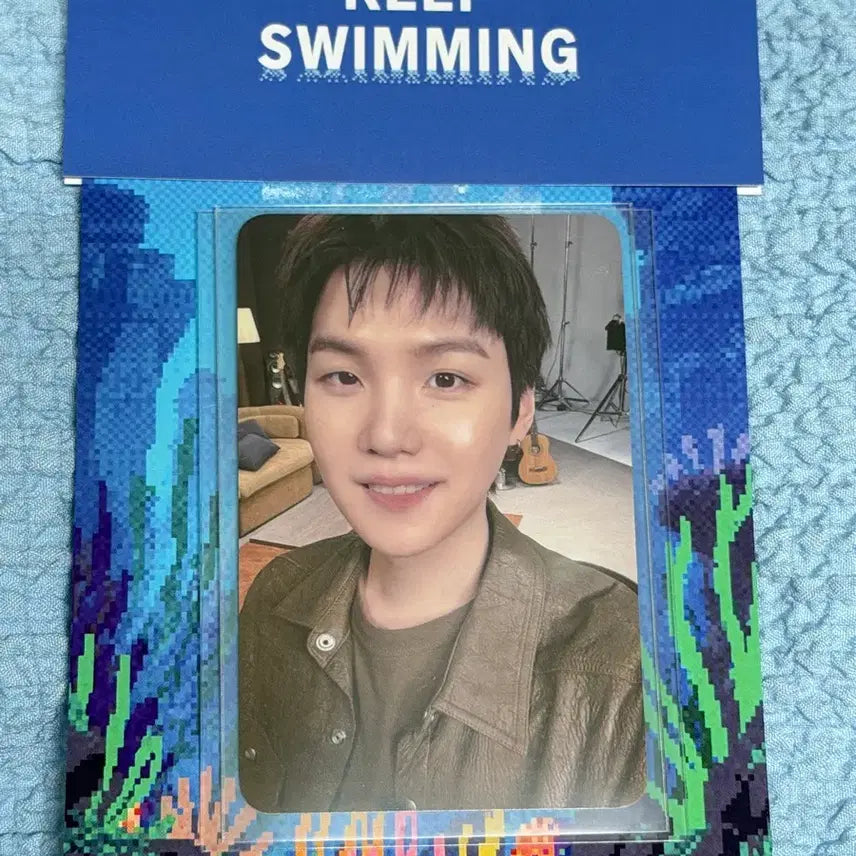 [BUNJANG] BTS Suga Keep Swimming Event Photocard / 방탄소년단 킵 스위밍 이벤트 포카 윤기