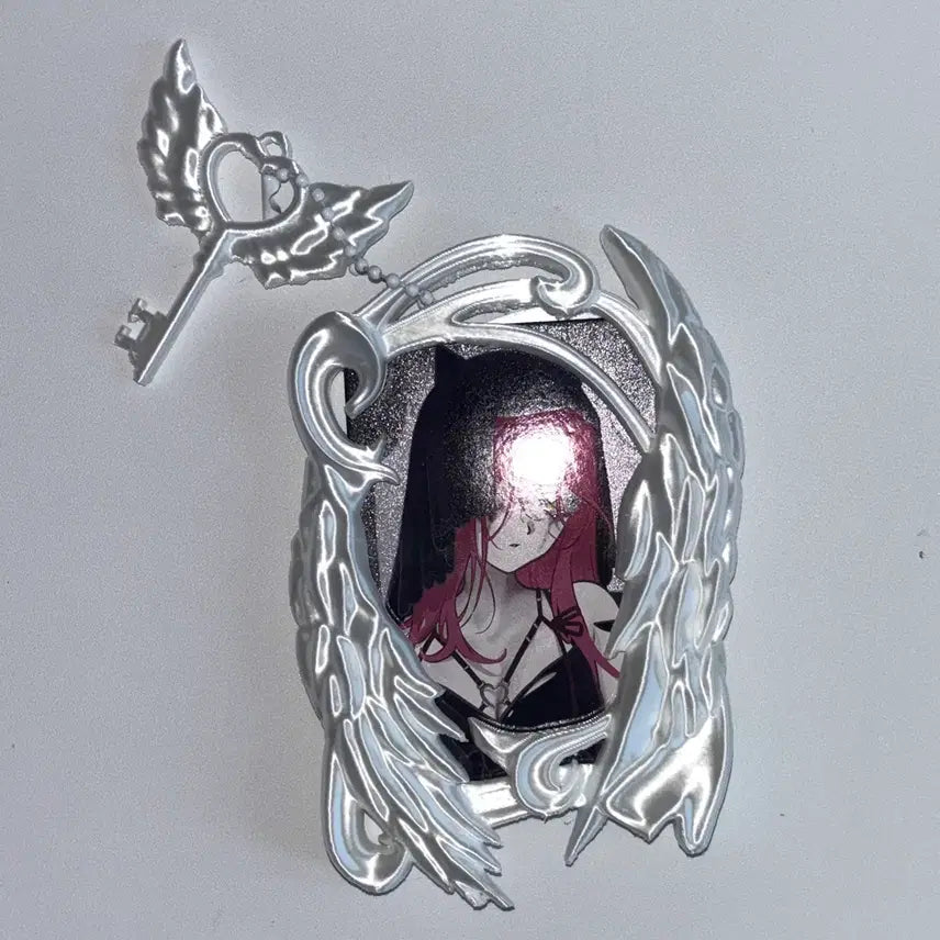 [BUNJANG] Angel Core 3D Binder Photocard Holder with Keychain / 천사 날개 3D 포카홀더 유광 키링 엔젤코어