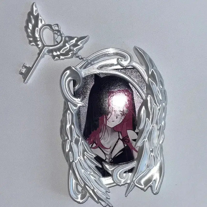 [BUNJANG] Angel Core 3D Photocard Holder Glossy Keyring / 천사 날개 3D 포카홀더 유광 키링 엔젤코어