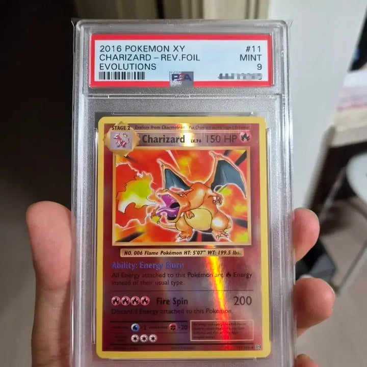 [BUNJANG] Pokemon 2016 Charizard Reverse Holo PSA 9 / 포켓몬 북미 2016 리자몽 XY 리버스홀로 PSA9