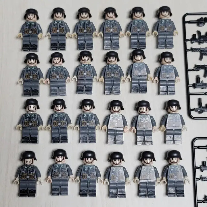 [BUNJANG] LEGO Compatible Building Blocks German Soldiers Set (24 pieces) / (새상품)레고호환블럭 독일군24개