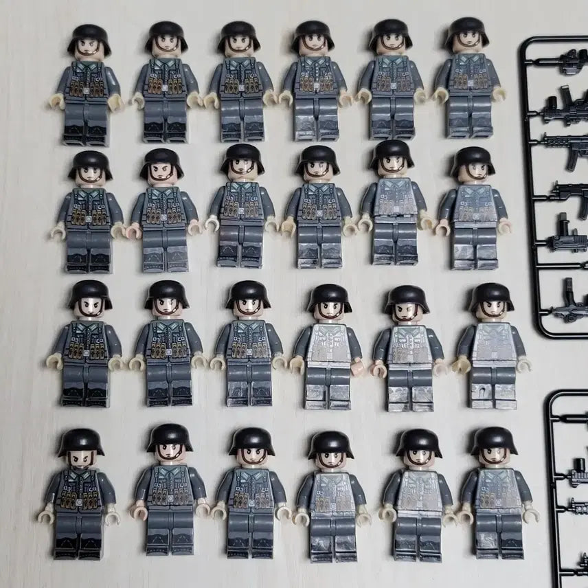 [BUNJANG] LEGO Compatible Building Blocks German Soldiers (24 pcs) / (새상품)레고호환블럭 독일군24개