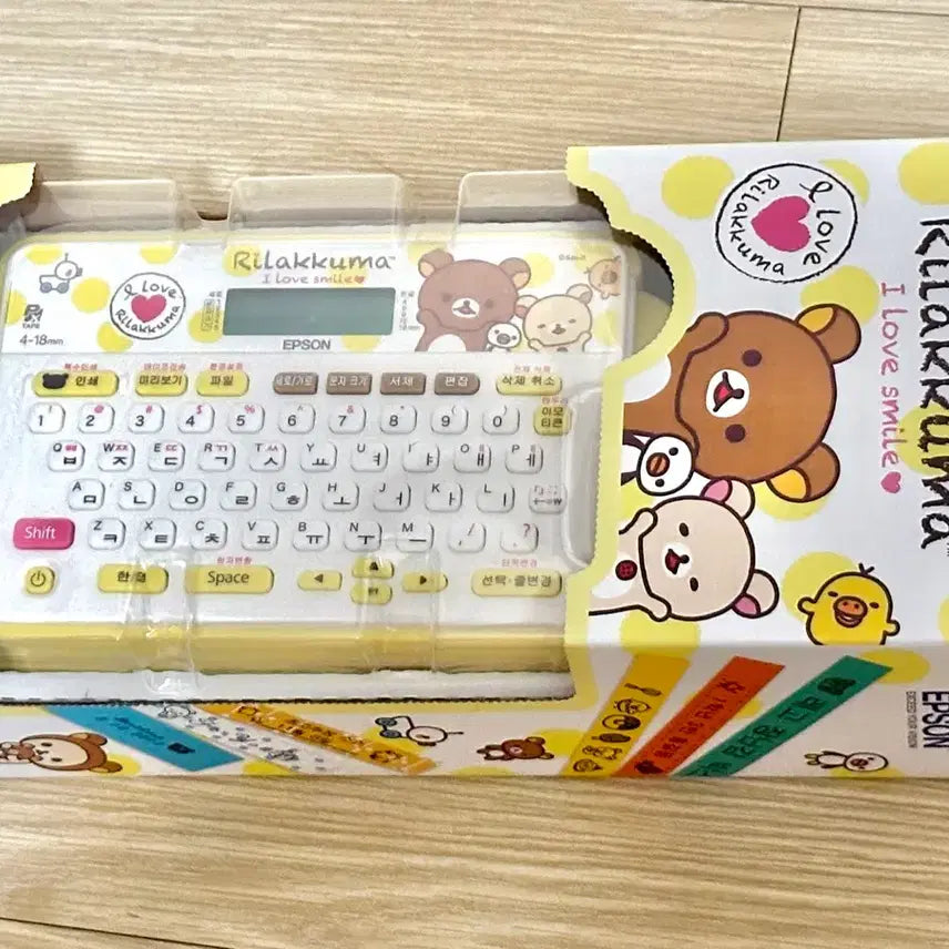 [BUNJANG] Epson Rilakkuma Label Printer LW-H200RK / 엡손 리락쿠마 라벨기 리벨프린터