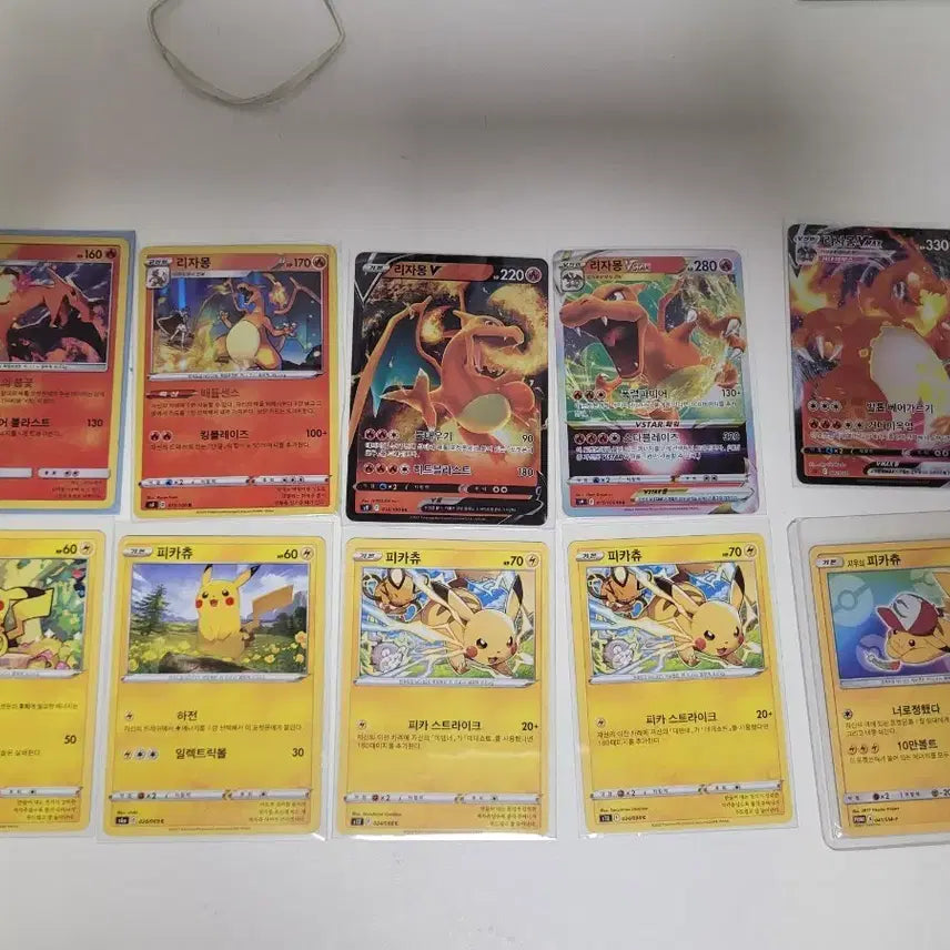 [BUNJANG] Charizard Pikachu Card Collection / 리자몽,피카츄 카드 모음