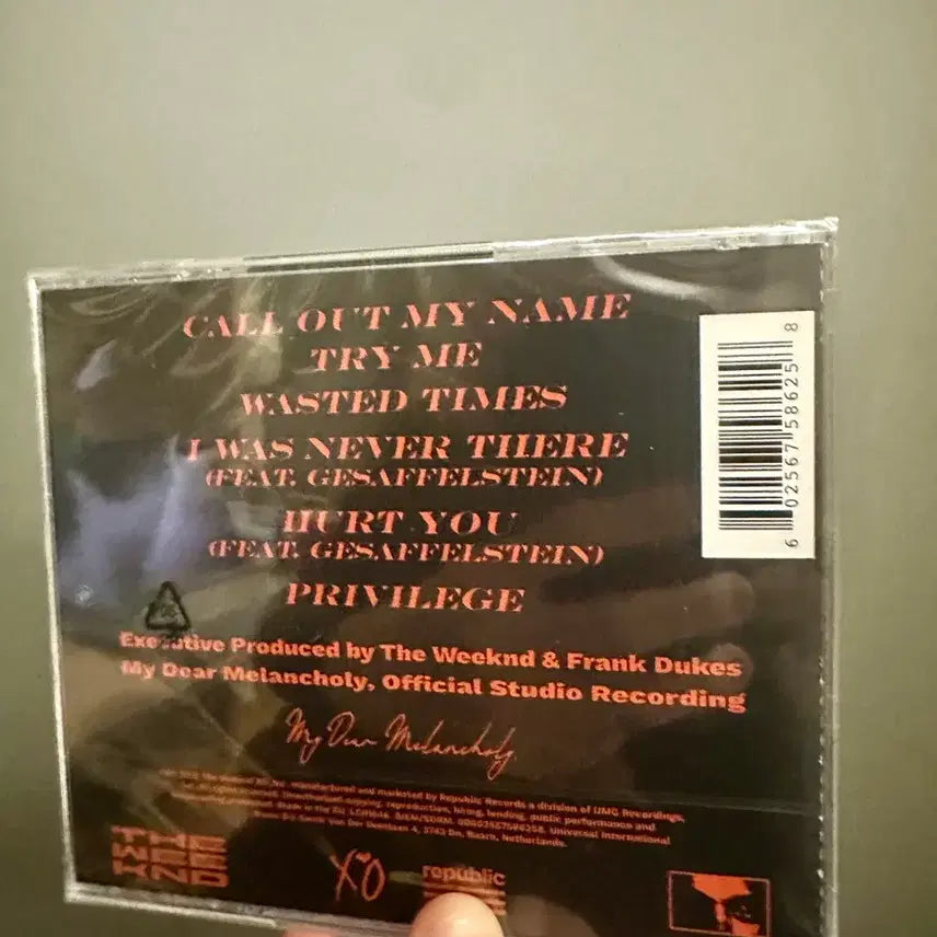 [BUNJANG] The Weeknd My Dear Melancholy Sealed CD / 더위켄드The Weeknd 미개봉 CD My Dear Melancholy
