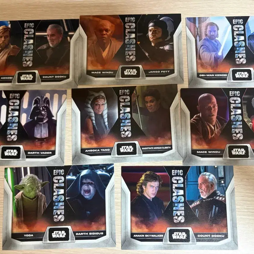 [BUNJANG] Star Wars Insert Card Bundle Set (8 Cards) / 스타워즈 인서트 카드 8장 일괄