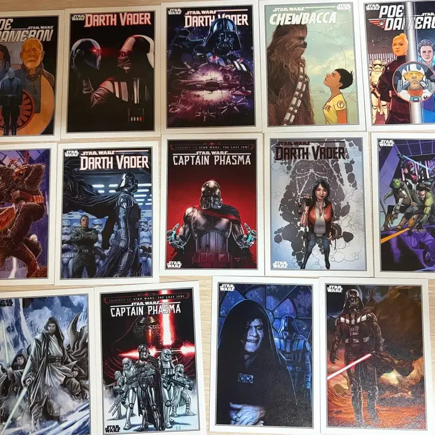 [BUNJANG] Star Wars Poster Card Bundle Set (14 pcs) / 스타워즈 포스터 카드 14장 일괄