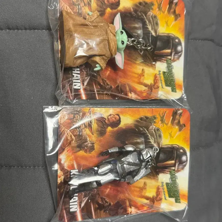 [BUNJANG] Mandalorian Grogu 2-Set Keychain / 메가박스 만달로리안 그로구 키링 2종 세트 일괄