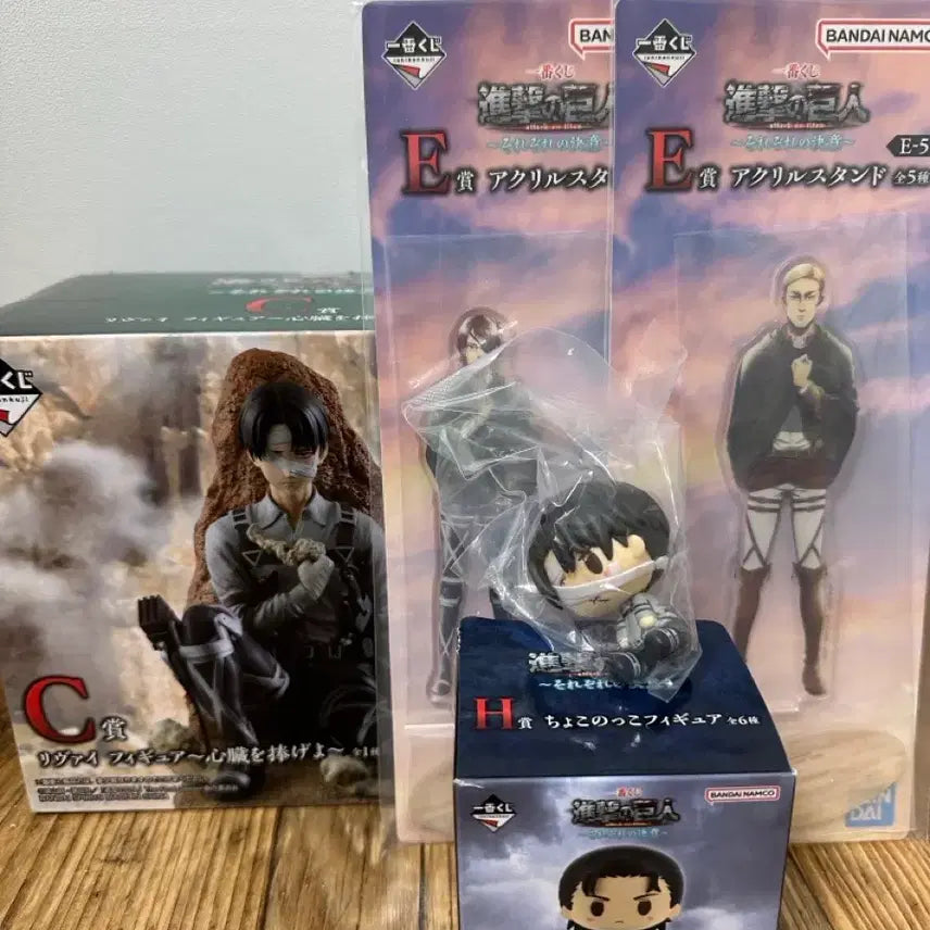 [BUNJANG] Attack on Titan Ichiban Kuji "Each Resolve" Figure C - Levi / 진격의거인 이치방쿠지 제일복권 각자의 결의 C상 리바이 피규어