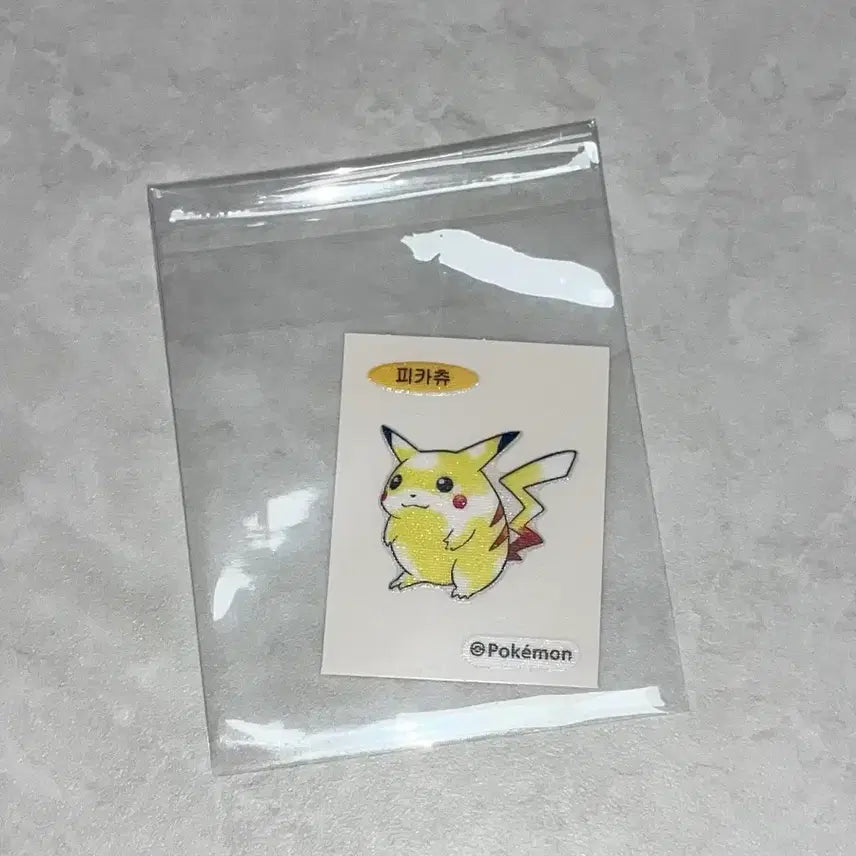 [BUNJANG] Pokemon 30th Anniversary Pikachu Sticker / 포켓몬 띠부씰 30주년 피카츄